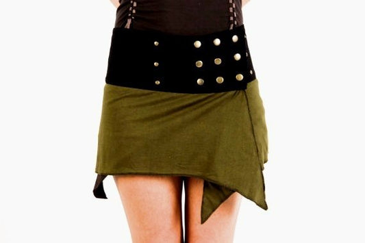 Pixie Wrap Skirt,Psy Trance Clothing,Hippie Skirt,Rave Skirt,Bohemian,Gypsy,Fairy Skirt,Ethnic,Boho Clothing,Gift For Her,Burning Man