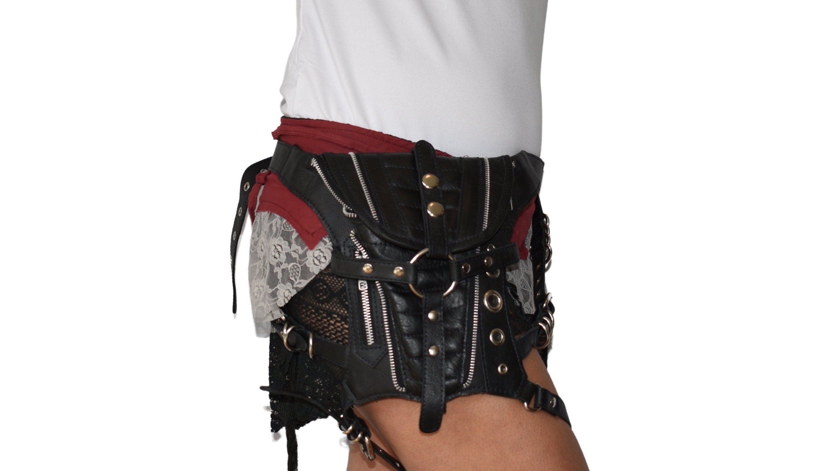 Handmade Unisex Leather Hip Belt – FairyLand_wear