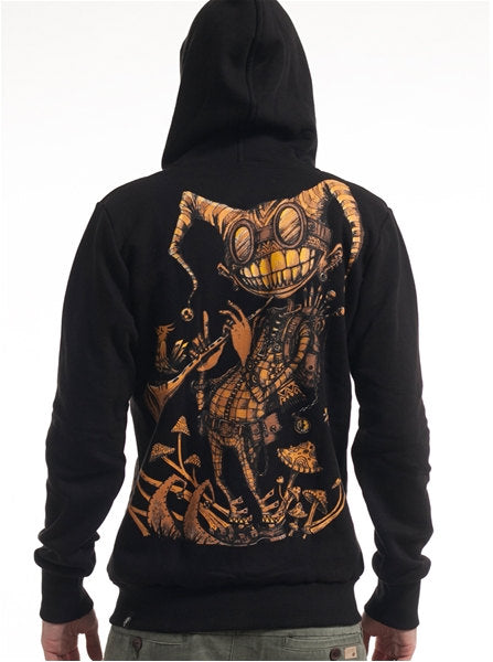 Mushroom Zip Up Men's Hoodie,Hooded Jacket,Psychedelic Hoodie,Burning man,Dmt,Psy Clothing, Men Festival Hoodie,Christmas Gifts For Him.