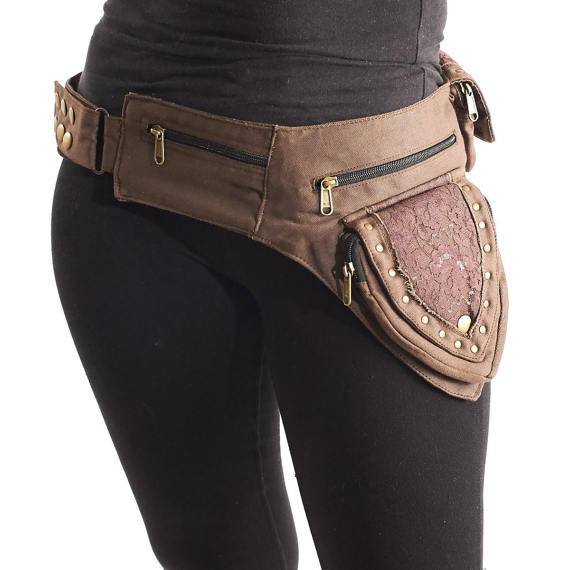 Utility Belt,Hip Belt,Festival Pocket Belt,Burning Man,Fanny Pack,Pocket Hip Hip Bag,Travel Money Belt,Purse,Pouch,Fits I Phone/Samsung.Gift